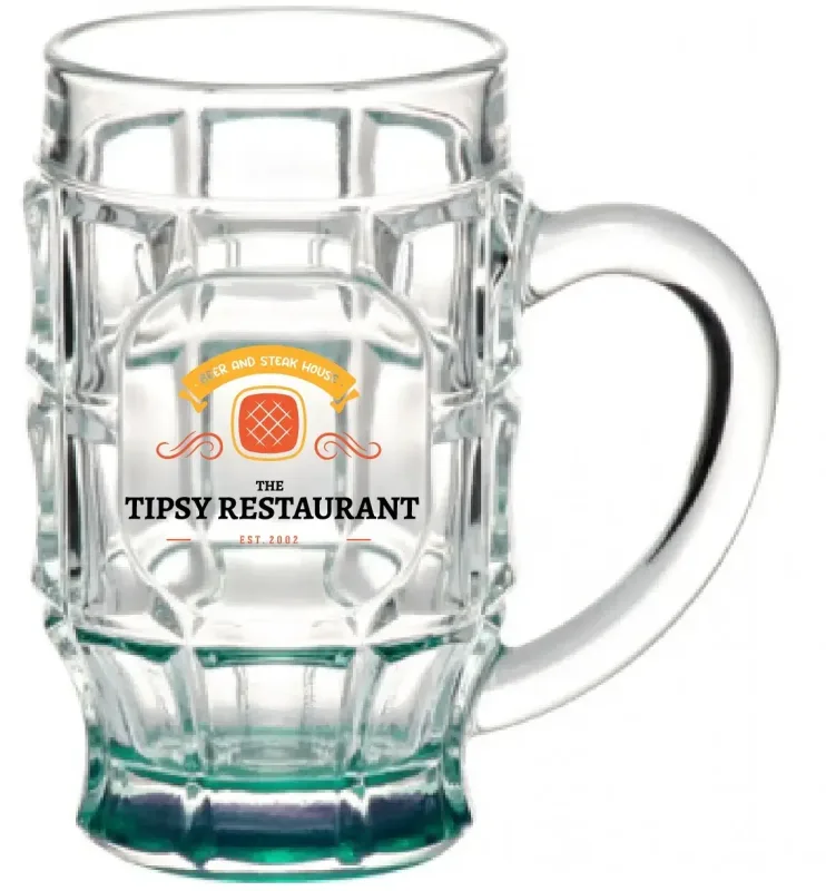 17.75 oz. Beer Garden Glass Mug (Full Color) — view 7