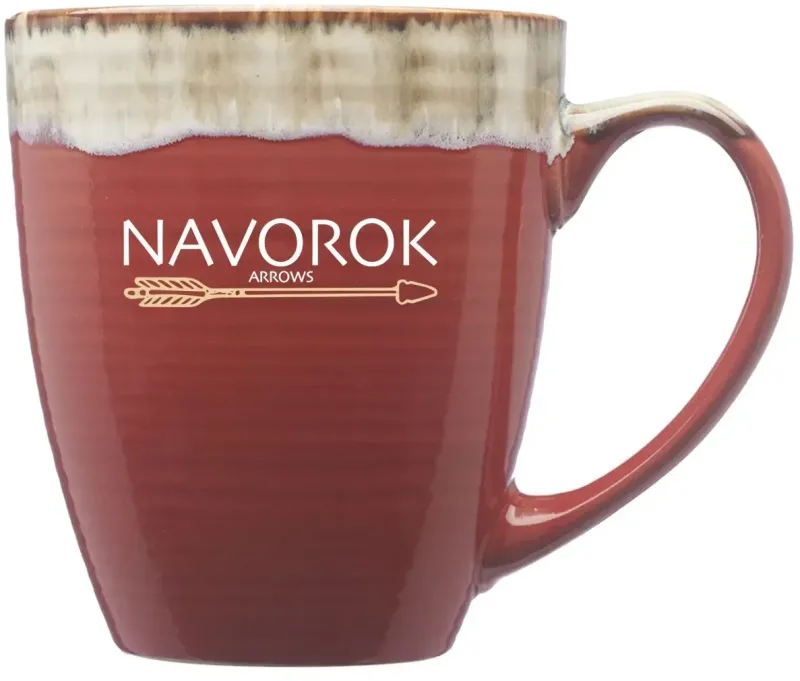 Custom Color Dipped Ceramic Mugs (17 oz.) — view 2