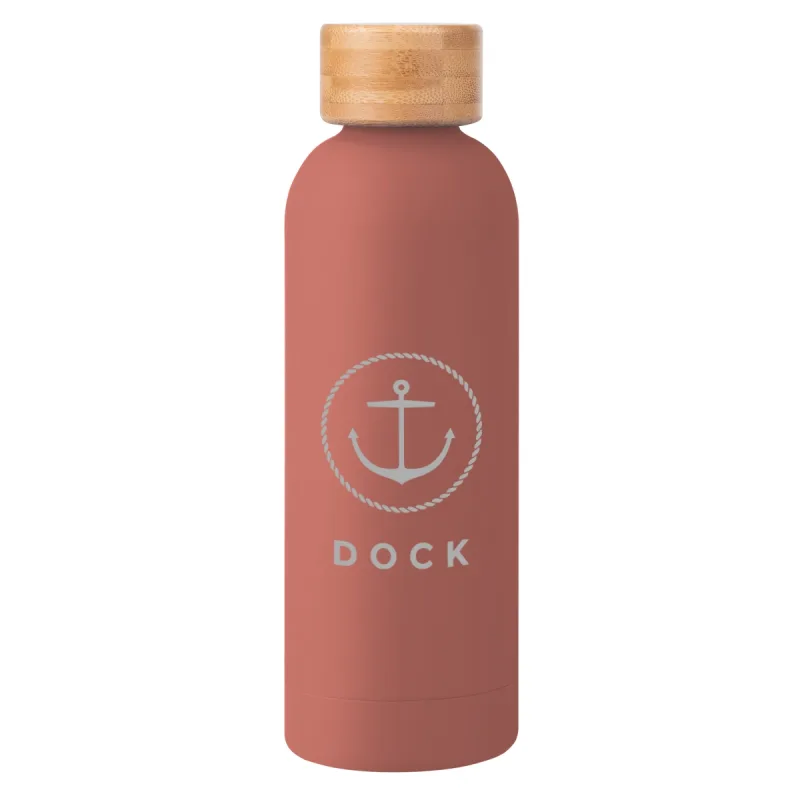 Blair Stainless Steel Bottle With Bamboo Lid - 17 Oz. — view 10