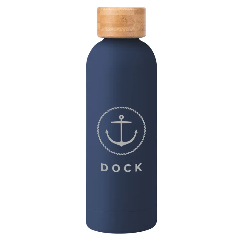 Blair Stainless Steel Bottle With Bamboo Lid - 17 Oz. — view 5
