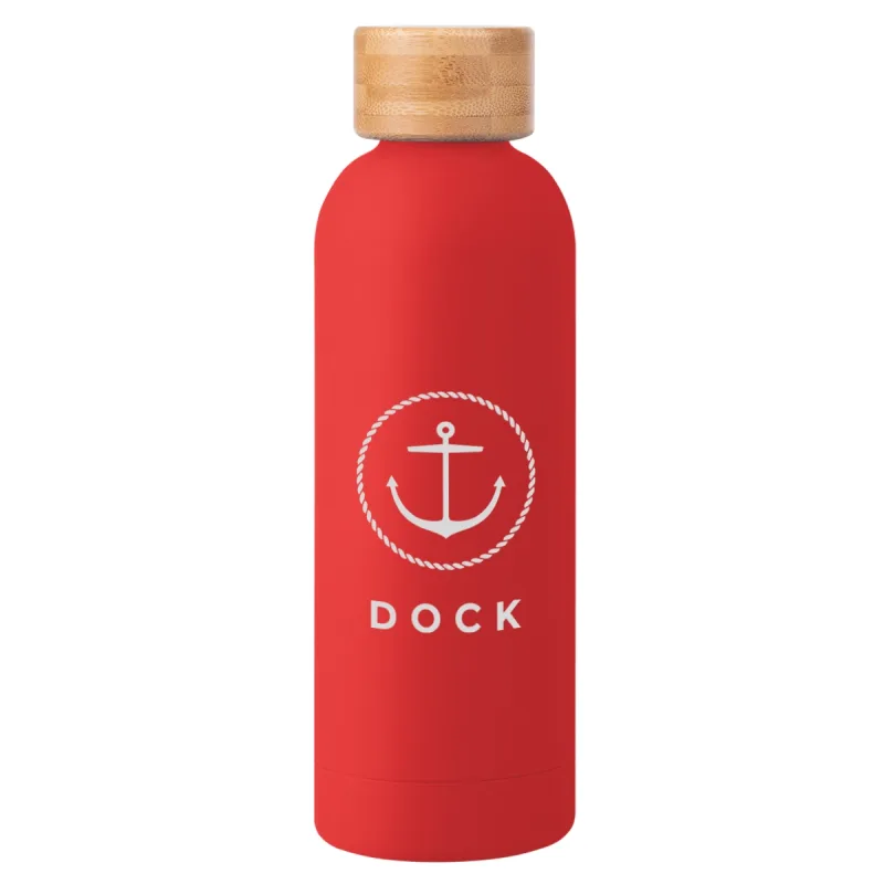 Blair Stainless Steel Bottle With Bamboo Lid - 17 Oz. — view 9