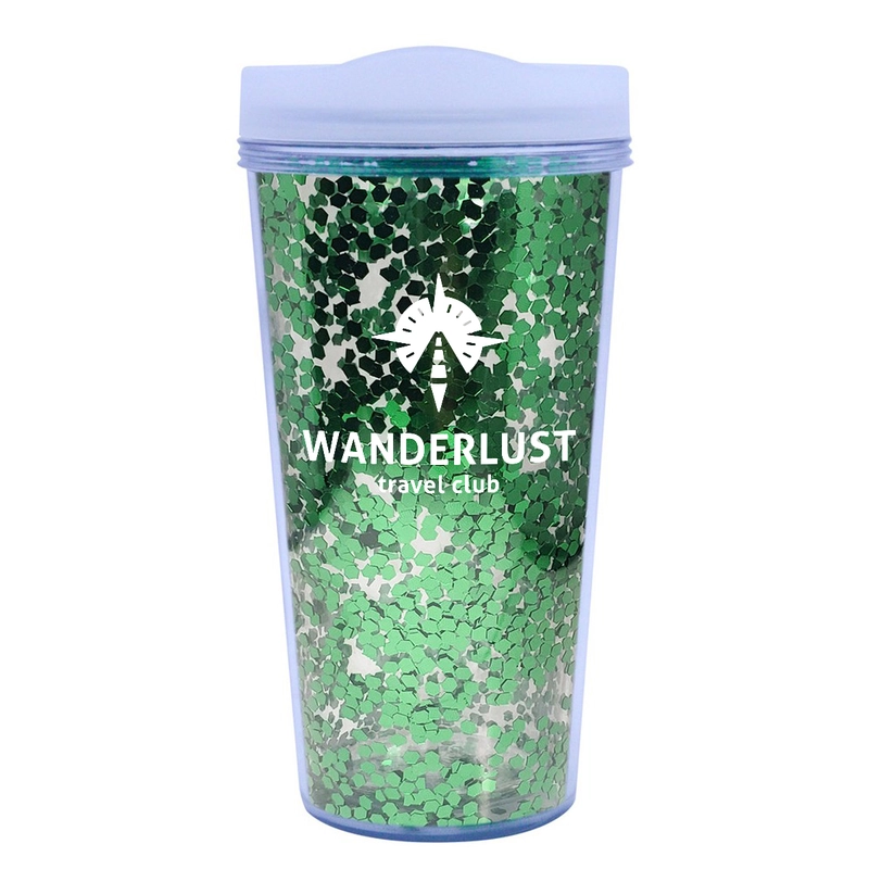 17 Oz. Glamour Glitter Tumbler