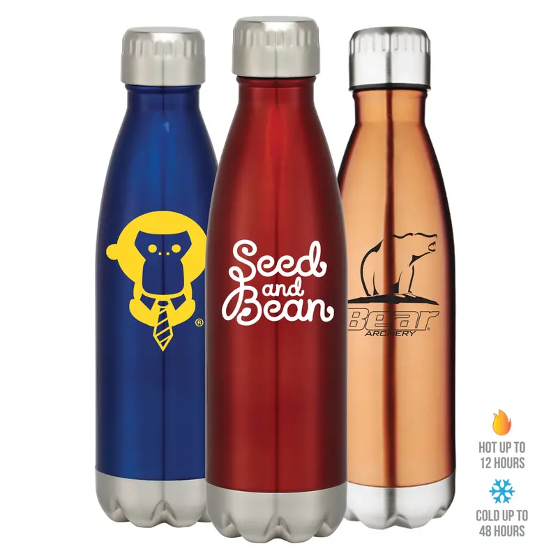 17 oz Insulated Stainless Steel Cola Bottle