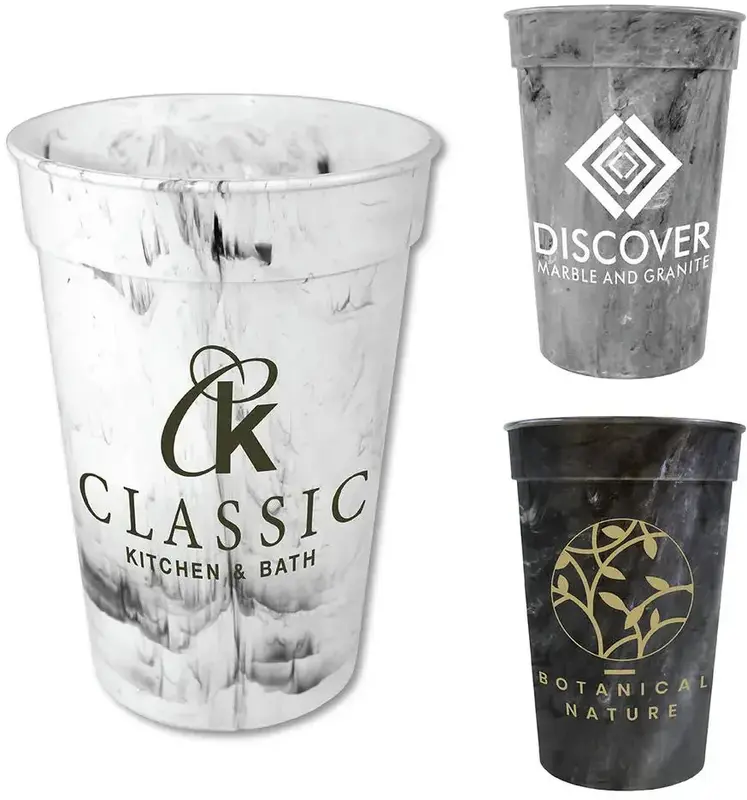 17 oz. Marble Stadium Cup