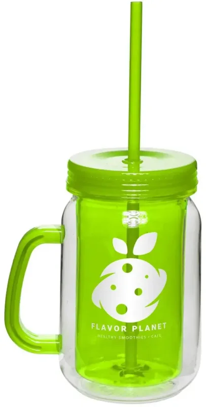 Personalized Mason Jar Tumbler - 17oz — view 7