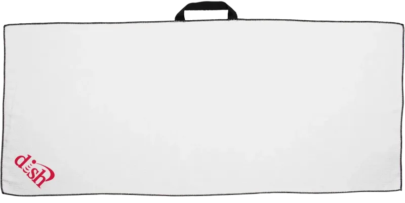 Waffle Caddy Golf Towel with Black Loop (17" x 40") — view 5
