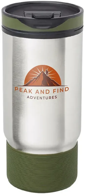 Personalized Rumble Ribbed Travel Mugs - 17oz. — view 3