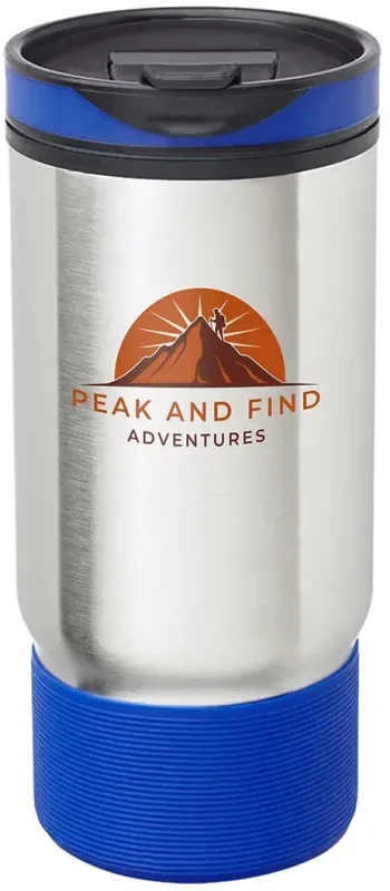 Personalized Rumble Ribbed Travel Mugs - 17oz. — view 5