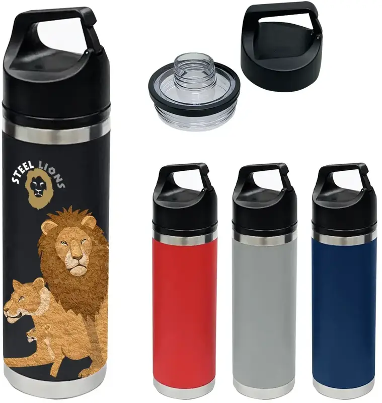 Full Color Davenport Stainless Steel Bottle - 18 Oz.