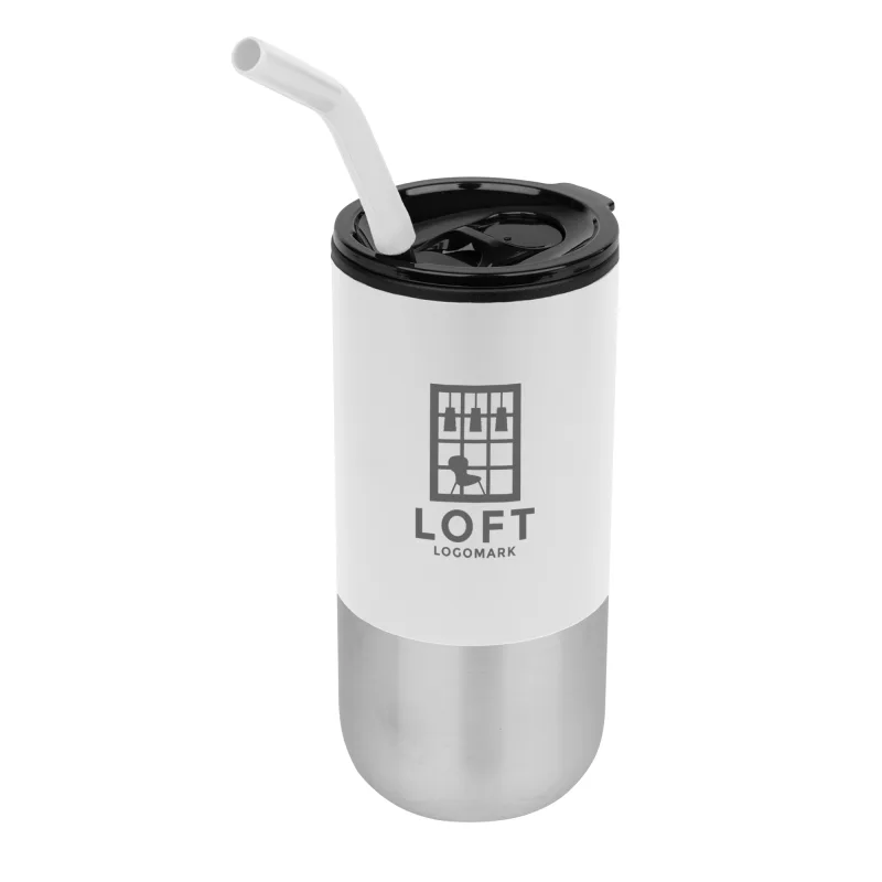 18 Oz. London Stainless Steel Tumbler — view 3