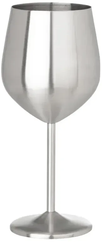 Custom Stainless Steel Stemmed Wine Glass - 18 oz. — view 2