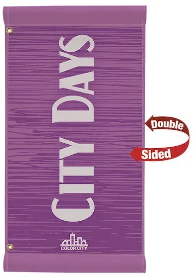 18" x 36" Fabric Boulevard Banner Double-Sided