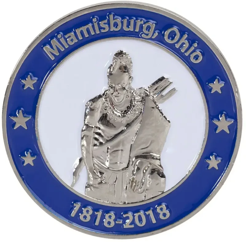 Customized Zinc Challenge Coins - 2.25", 4 Colors, 2 Sided — view 3