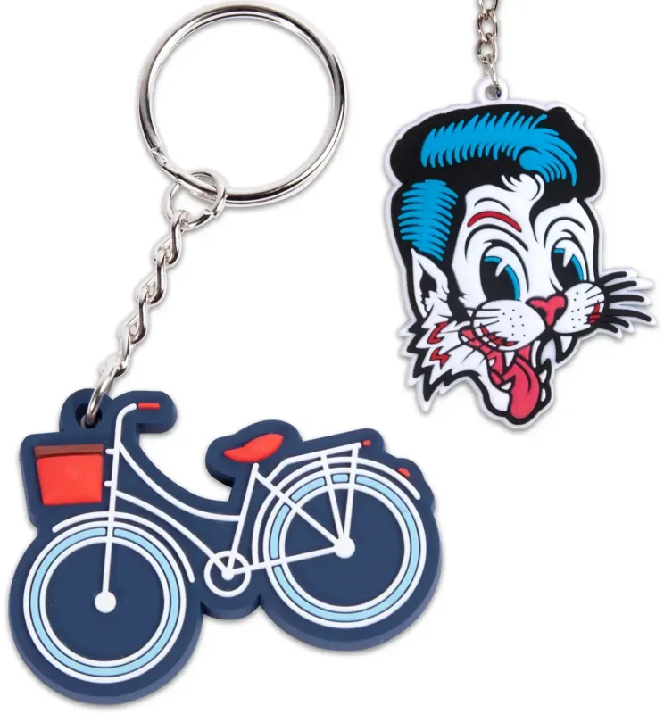 Custom PVC Key Chains - 2.5" 3D Tags — view 3