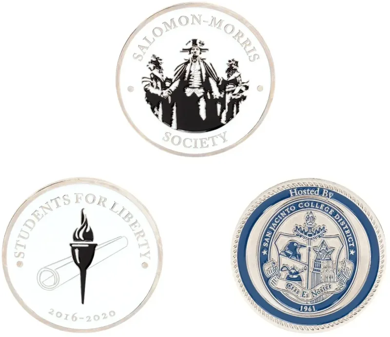 Custom Zinc Challenge Coins (2.5", 4 Colors, 2 Sided) — view 6