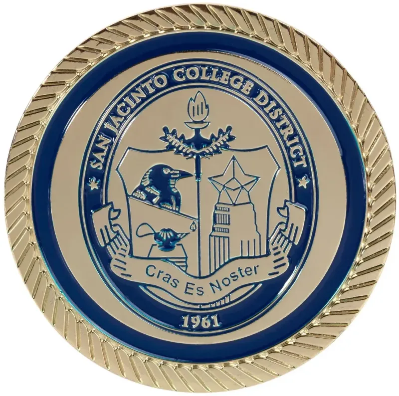 Custom Brass Challenge Coins - 2.75" (4 Colors/1 Side) — view 4