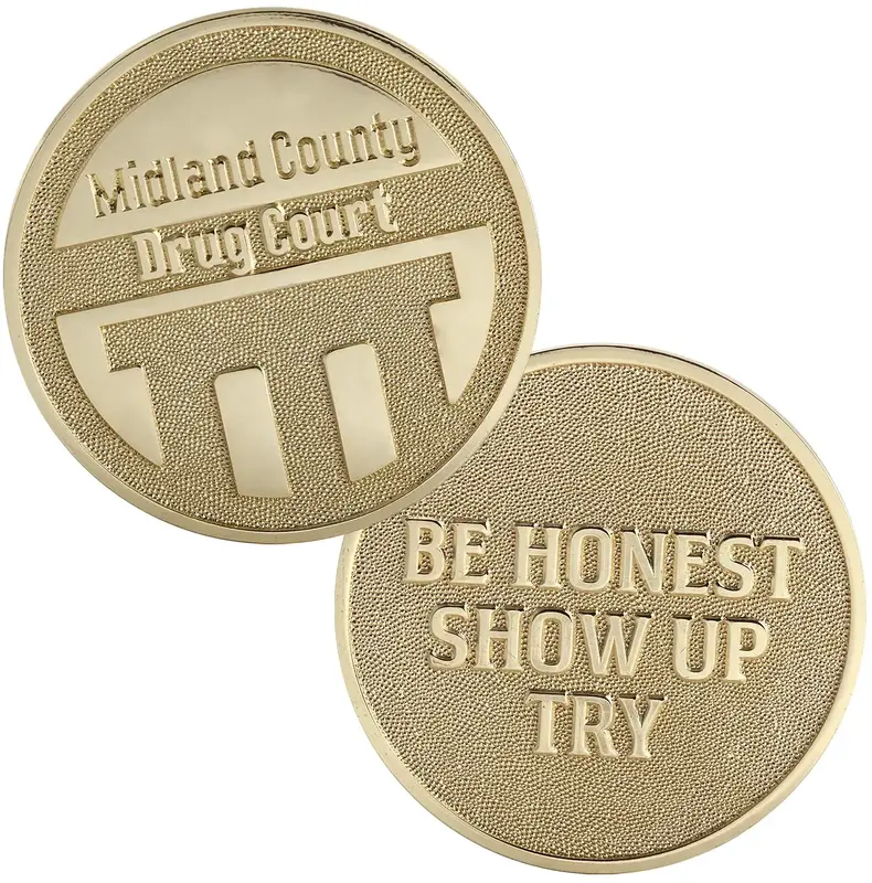 Custom Zinc Challenge Coins (2.75")