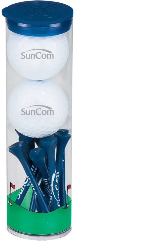 Custom Logo Golf Ball Set with Tee Tube - Callaway Warbird 23 (Green Cap) — view 2