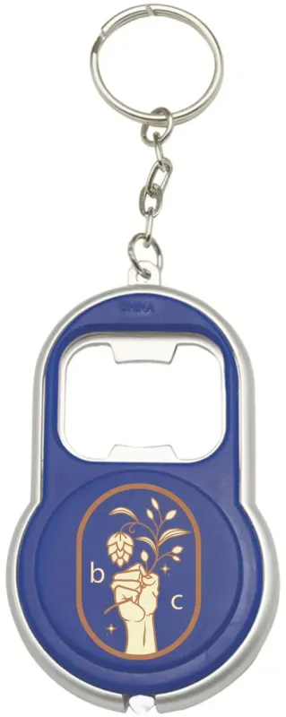Personalized LED Bottle Opener Keychain — view 4
