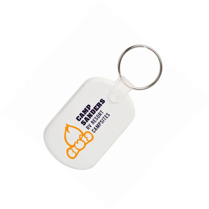 Custom Soft Plastic Key Tags - 2 Color — view 6