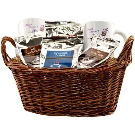 2 Full Color Mug Deluxe Gift Basket