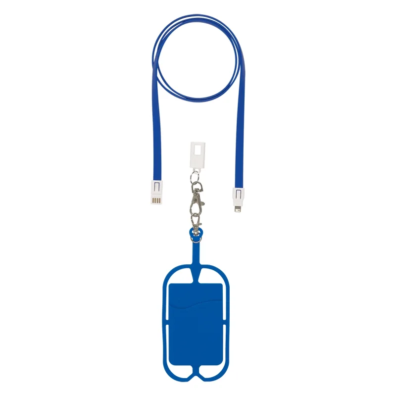 2-In-1 Charging Cable Lanyard With Phone Holder & Wallet — view 12