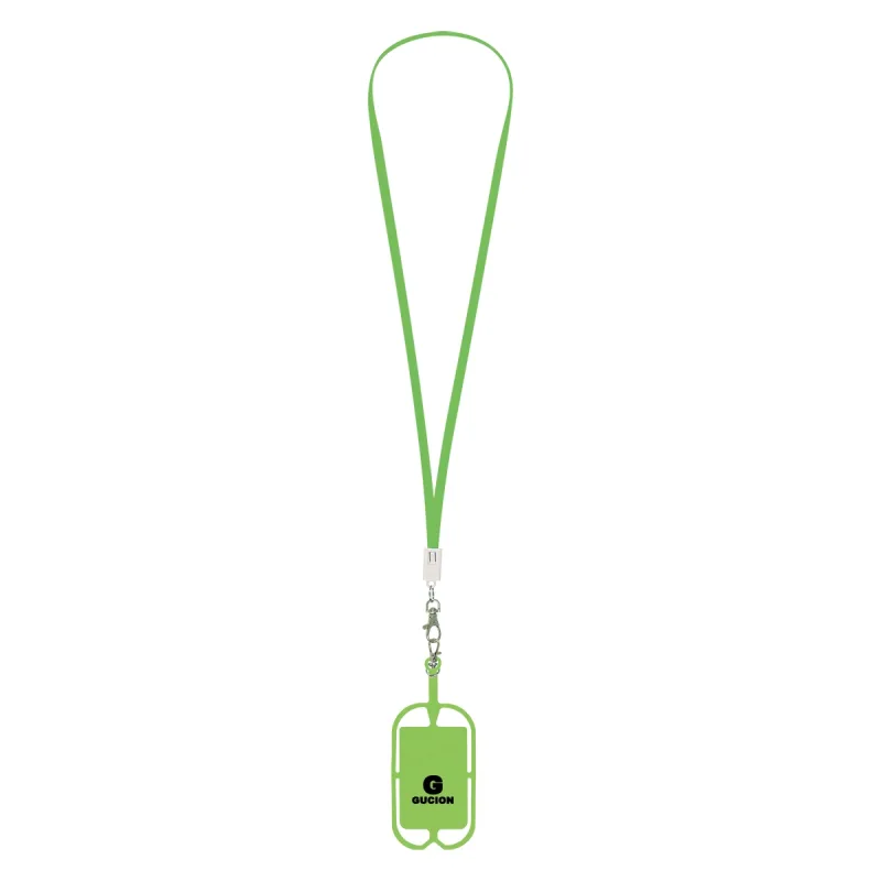 2-In-1 Charging Cable Lanyard With Phone Holder & Wallet — view 6