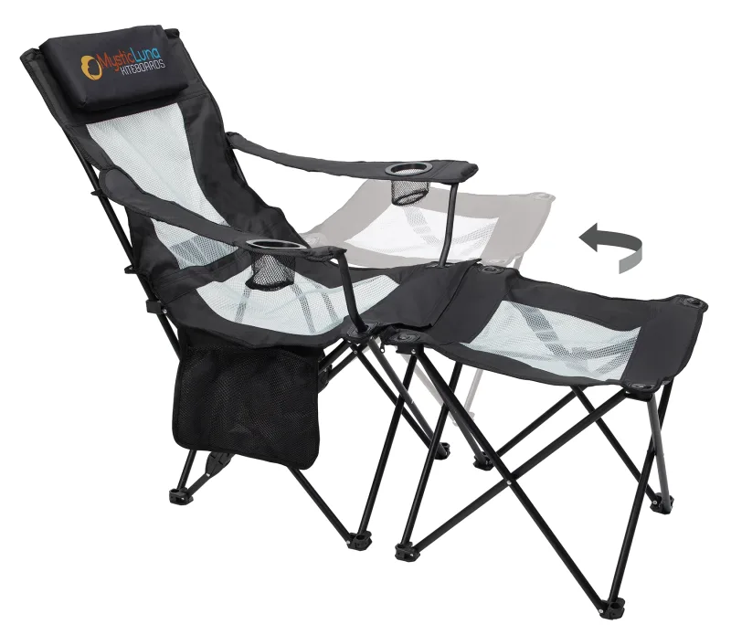 Custom 2-in-1 Mesh Adirondack Chair and Table — view 4