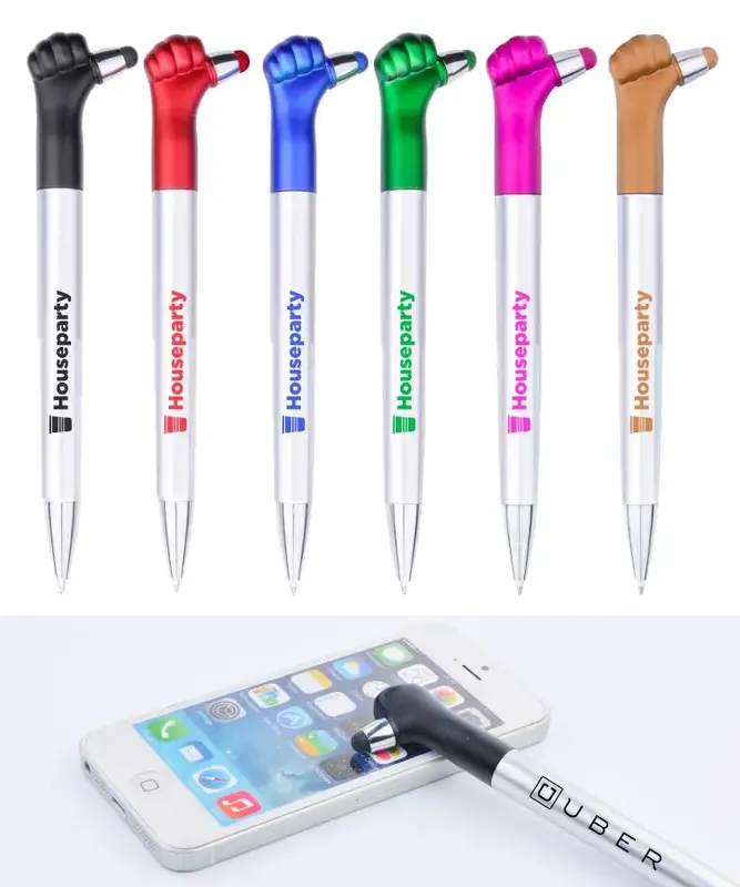 2-in-1 Stylus Pen with Thumbs Up Design