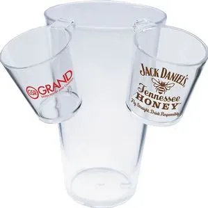 Promotional Hook Shot Glass - 2 Oz.