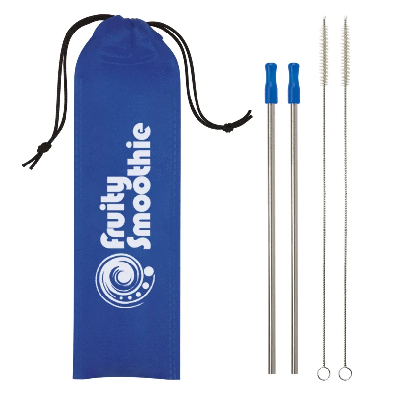 2-Pack Stainless Steel Straw Kit — view 6
