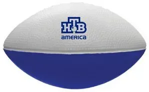 Imprinted 2 Tone Foam Football (7") — view 1