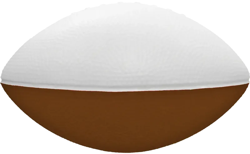 Imprinted 2 Tone Foam Football (7") — view 11