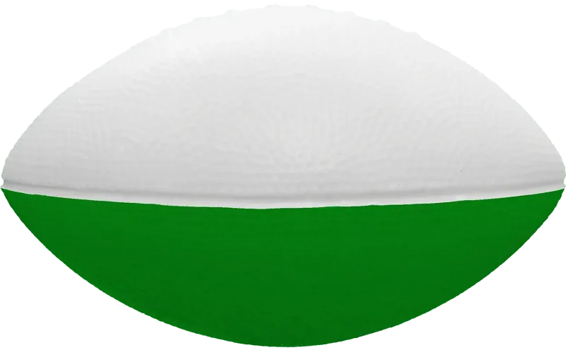 Imprinted 2 Tone Foam Football (7") — view 12