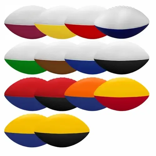 Imprinted 2 Tone Foam Football (7") — view 16