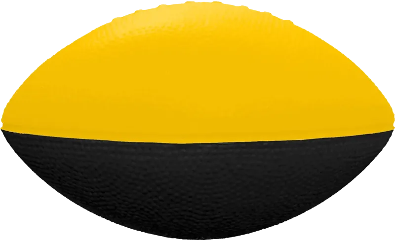 Imprinted 2 Tone Foam Football (7") — view 2