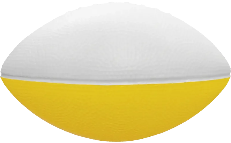 Imprinted 2 Tone Foam Football (7") — view 9