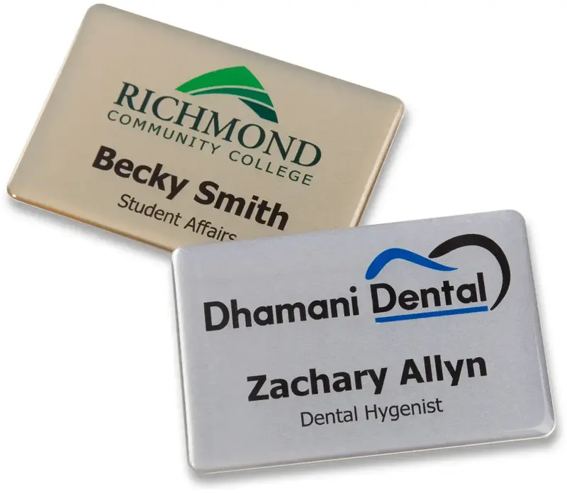 Personalized Metal Name Badge