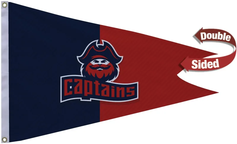 2' x 3' Nylon Burgee Flag Double-Sided — view 4