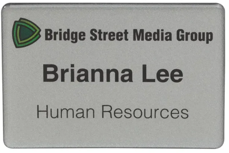 Custom Logo PVC Name Badge — view 2