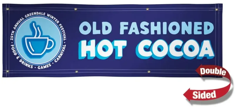 2' x 6' 18 oz. Vinyl Banner Double-Sided — view 3