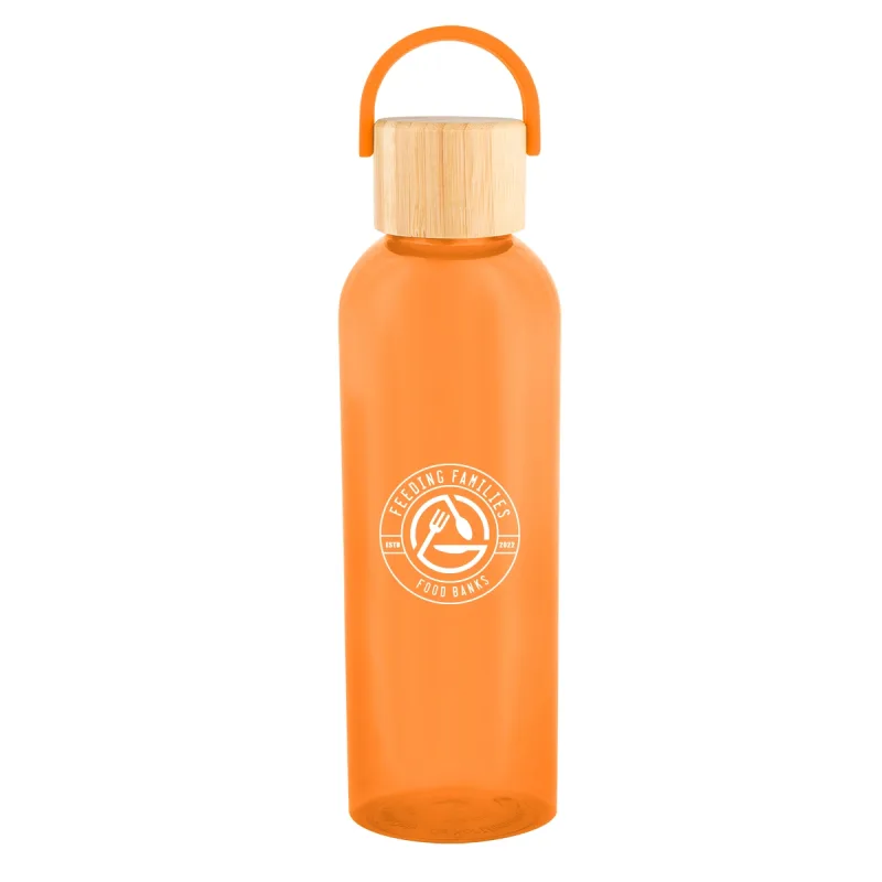20 Oz. Ally rPET Bottle With Bamboo Lid And Easy Carry Handle — view 11