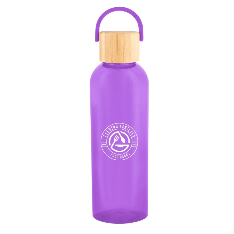 20 Oz. Ally rPET Bottle With Bamboo Lid And Easy Carry Handle — view 13