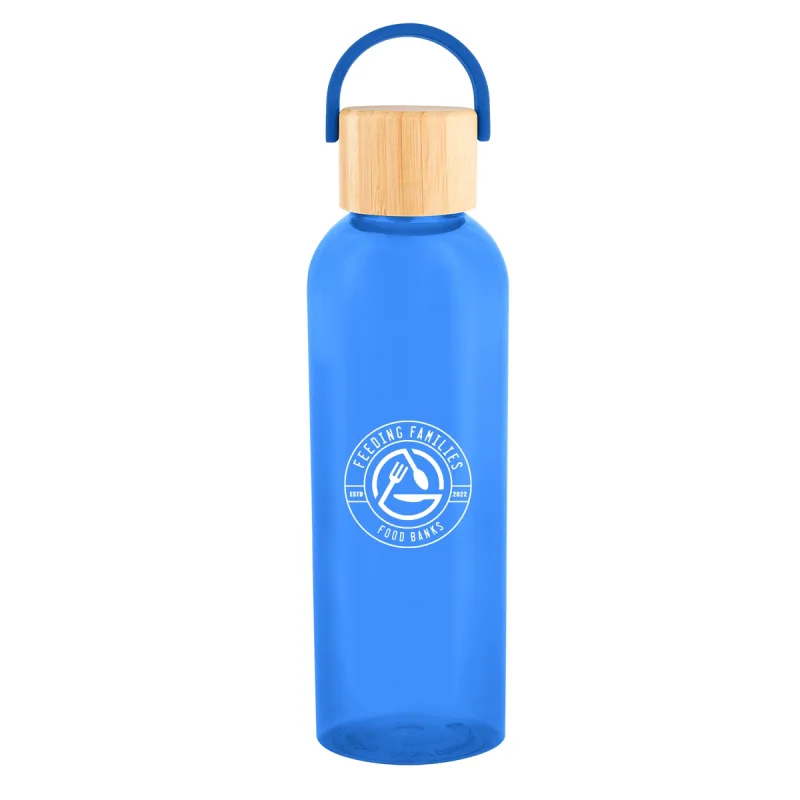 20 Oz. Ally rPET Bottle With Bamboo Lid And Easy Carry Handle — view 5