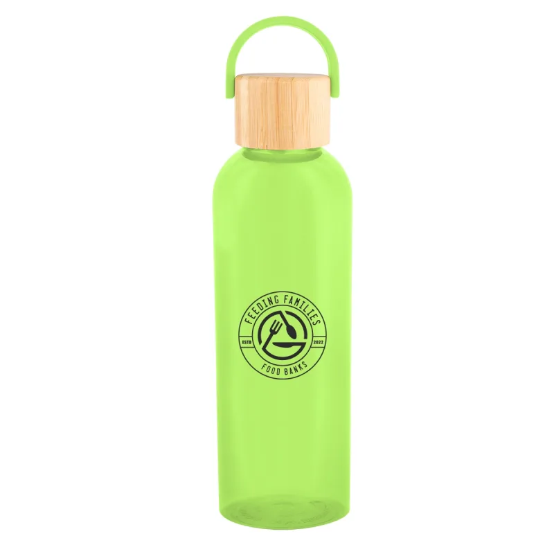 20 Oz. Ally rPET Bottle With Bamboo Lid And Easy Carry Handle — view 9