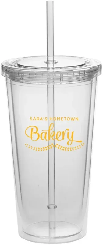 Custom Double Wall Acrylic Tumblers - 20 oz. (1 Color Imprint) — view 2