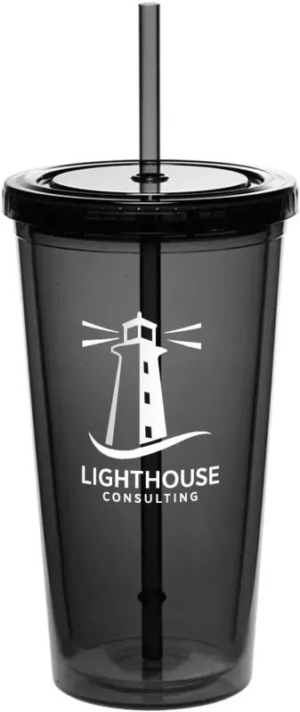 Custom Double Wall Acrylic Tumblers - 20 oz. (1 Color Imprint) — view 5