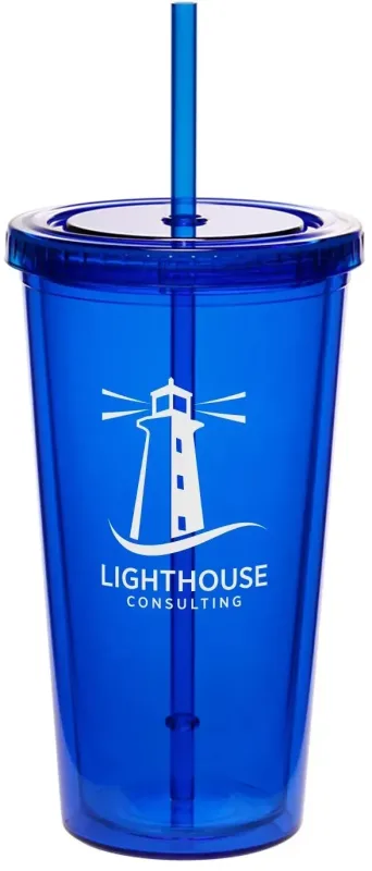 Custom Double Wall Acrylic Tumblers - 20 oz. (1 Color Imprint) — view 8