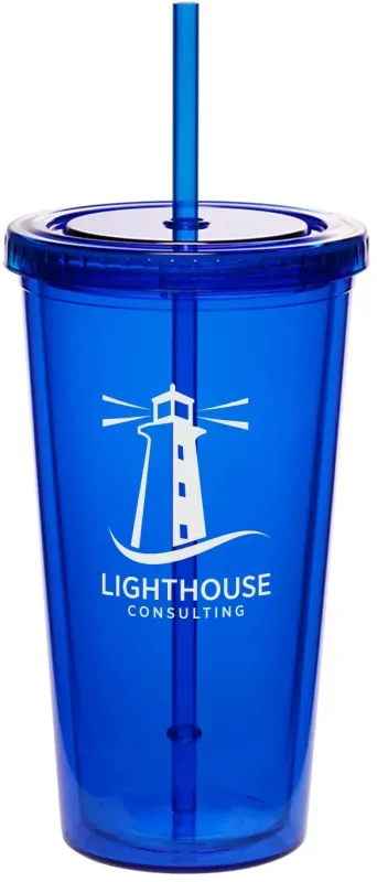Custom Double Wall Acrylic Tumblers - 20 oz. (1 Color Imprint) — view 9