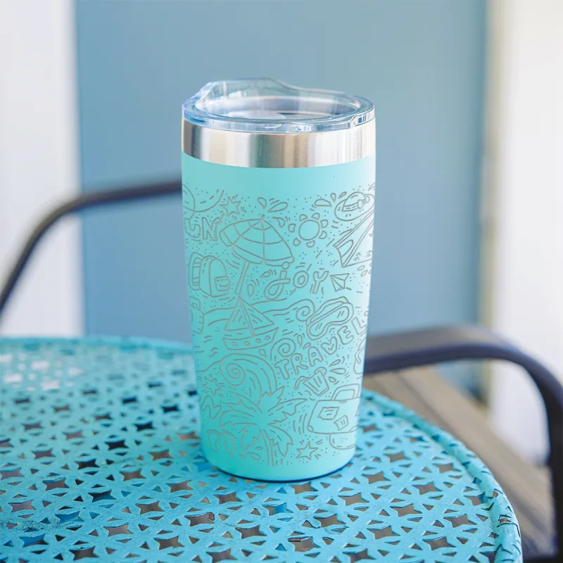 20 Oz. Full Laser Two-Tone Himalayan Tumbler — view 10